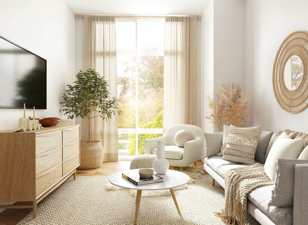 Las 8 claves para decorar un living pequeño