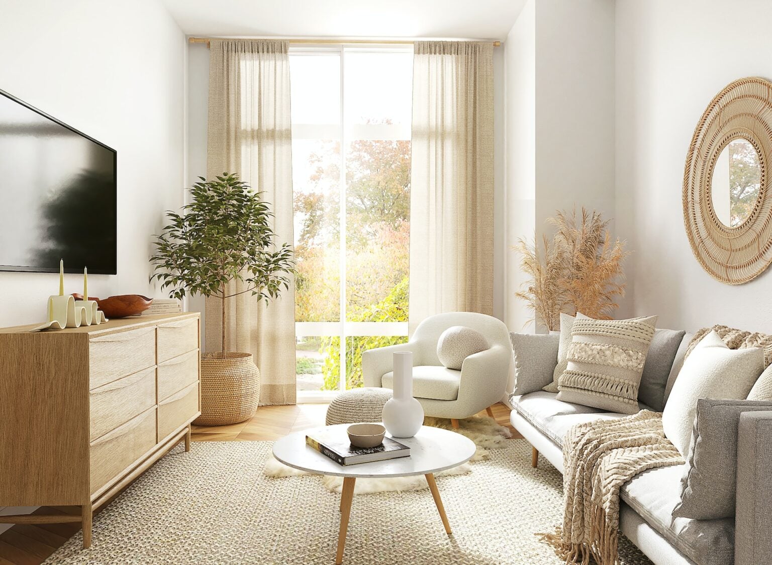 Las 8 claves para decorar un living pequeño