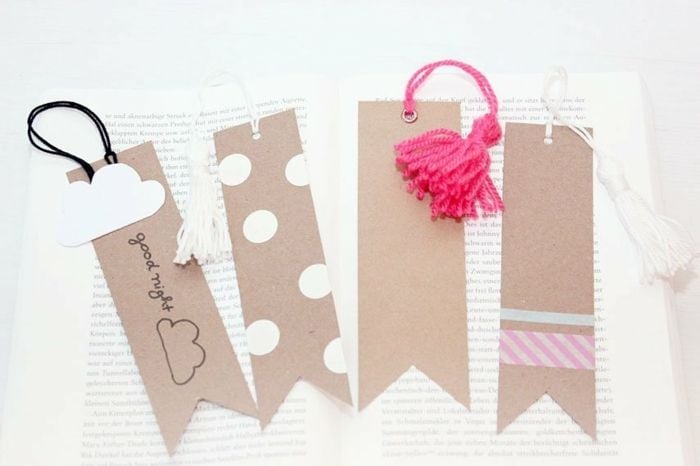 como hacer señaladores diy, señaladores navidad, ideas de regalo navidad