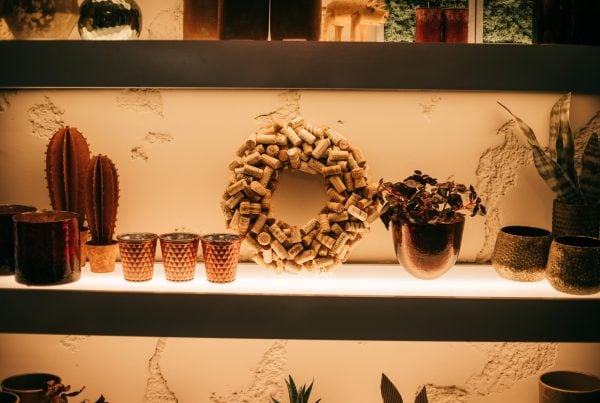 decoracion con corchos