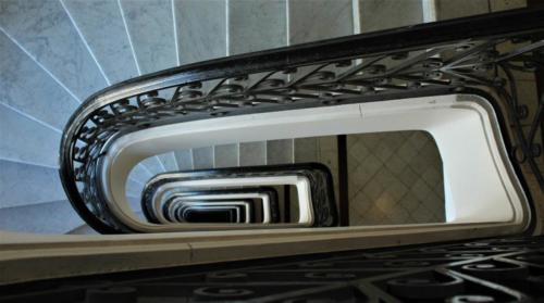 Escalera caracol del Barolo.